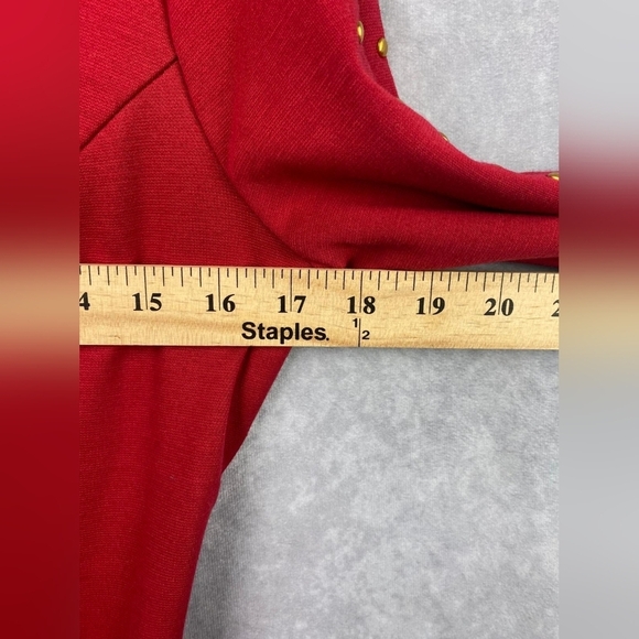 Venus Women’s‎ Preppy weekend Sexy Party Red mini Dress Gold hardware Size 2 - Picture 5 of 8